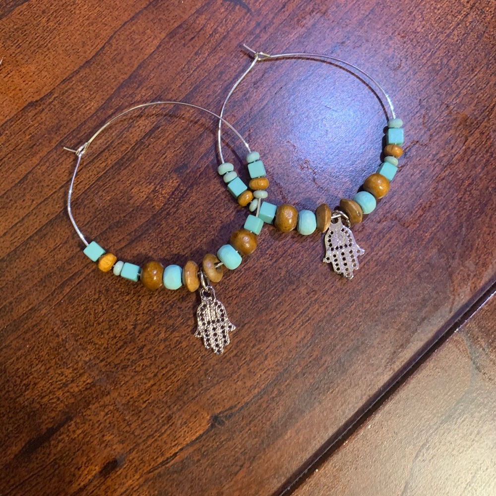 bohemian style earrings 🍄❣️